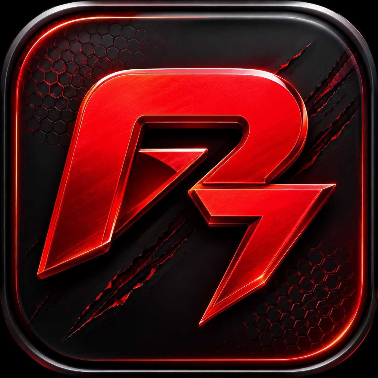 Rokda7 Game APK official app icon in red and black